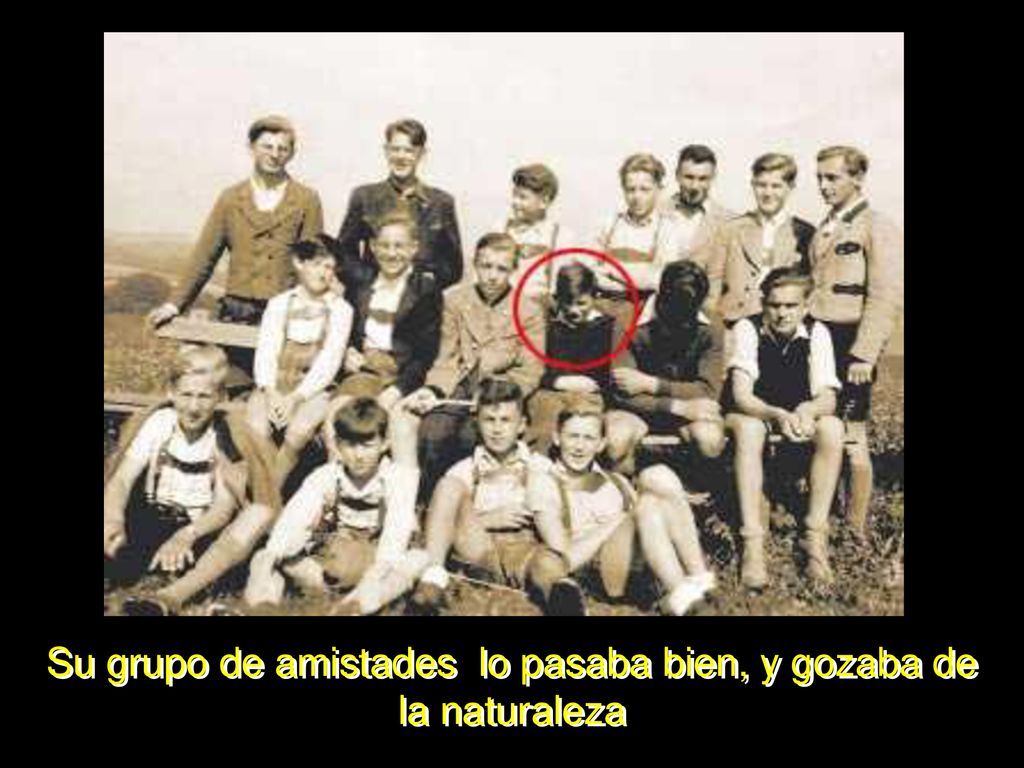 Su grupo de amistades lo pasaba bien, y gozaba de la naturaleza