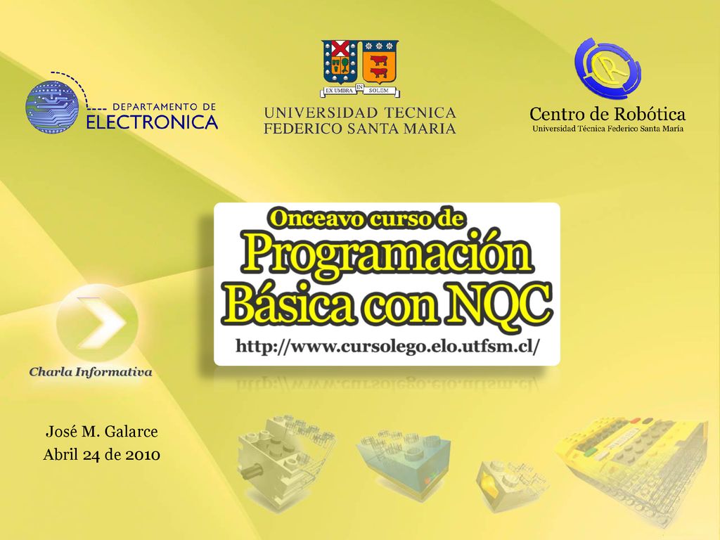 Charla Informativa José M. Galarce Abril 24 de 2010