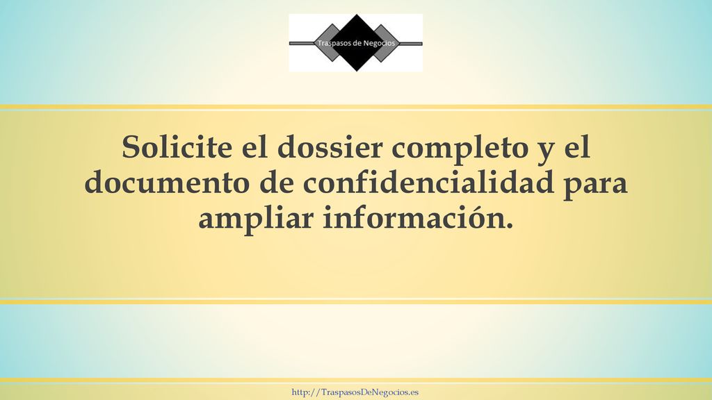 Solicite el dossier completo y el documento de confidencialidad para ampliar información.