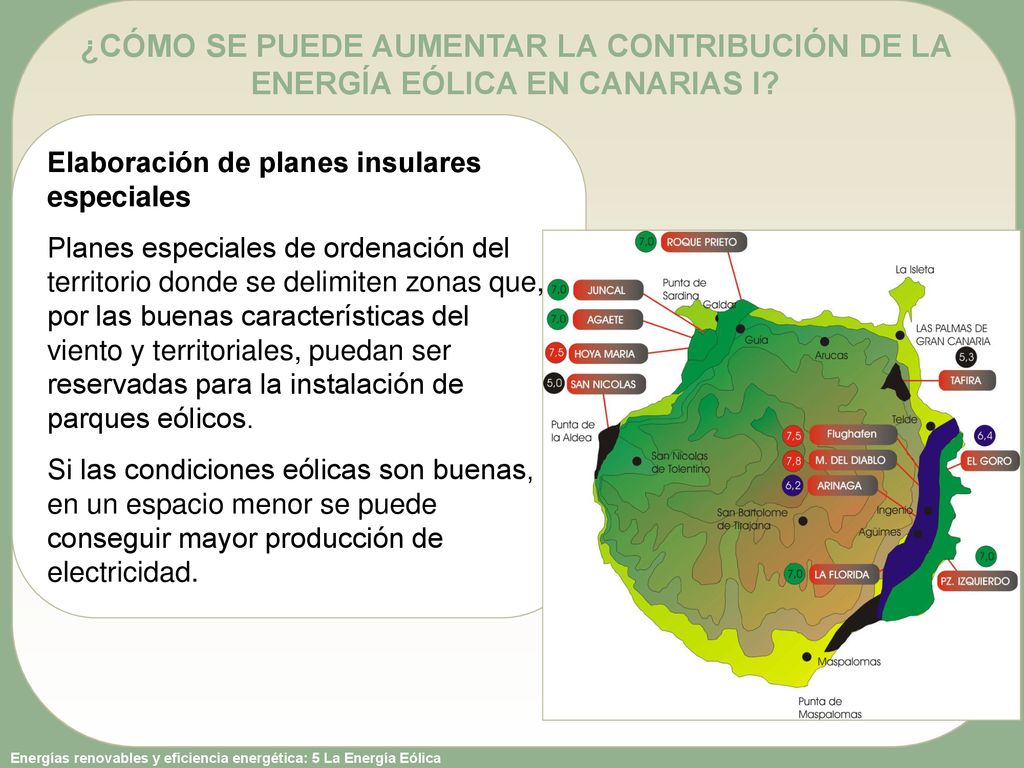 ¿CÓMO SE PUEDE AUMENTAR LA CONTRIBUCIÓN DE LA ENERGÍA EÓLICA EN CANARIAS I