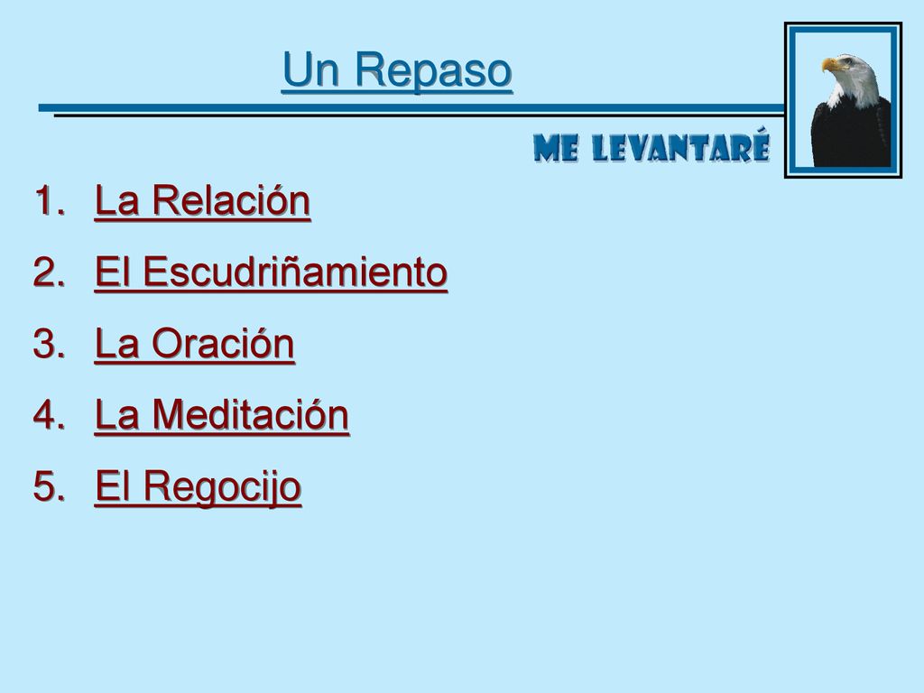 Un Repaso La Relación El Escudriñamiento La Oración La Meditación