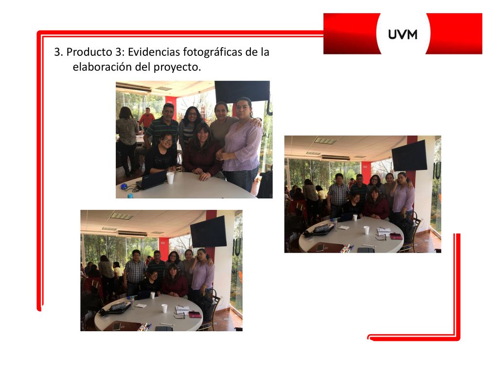 3. Producto 3: Evidencias fotográficas de la elaboración del proyecto.