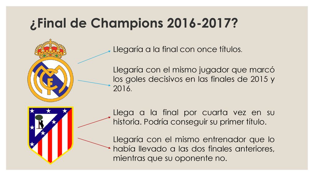 ¿Final de Champions Llegaría a la final con once títulos.