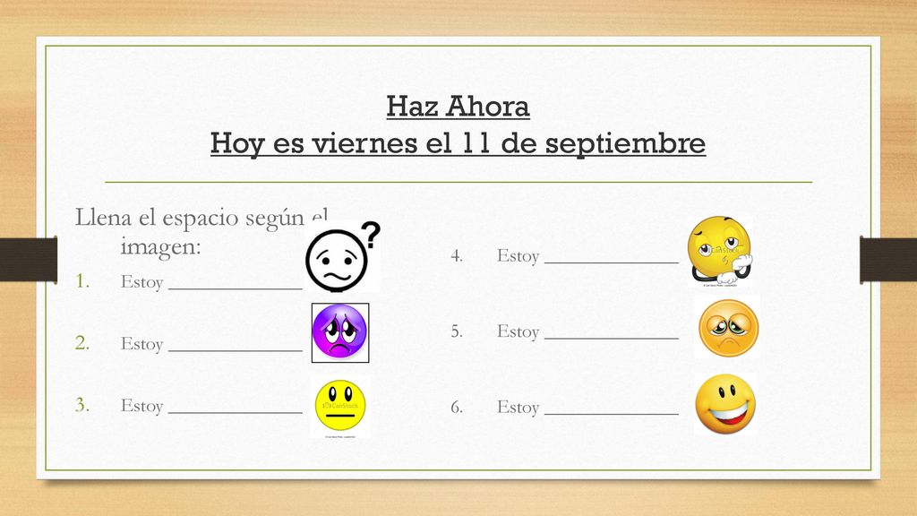 Haz Ahora Hoy es viernes el 11 de septiembre