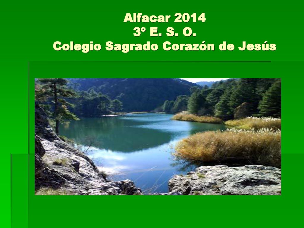 Alfacar º E. S. O. Colegio Sagrado Corazón de Jesús