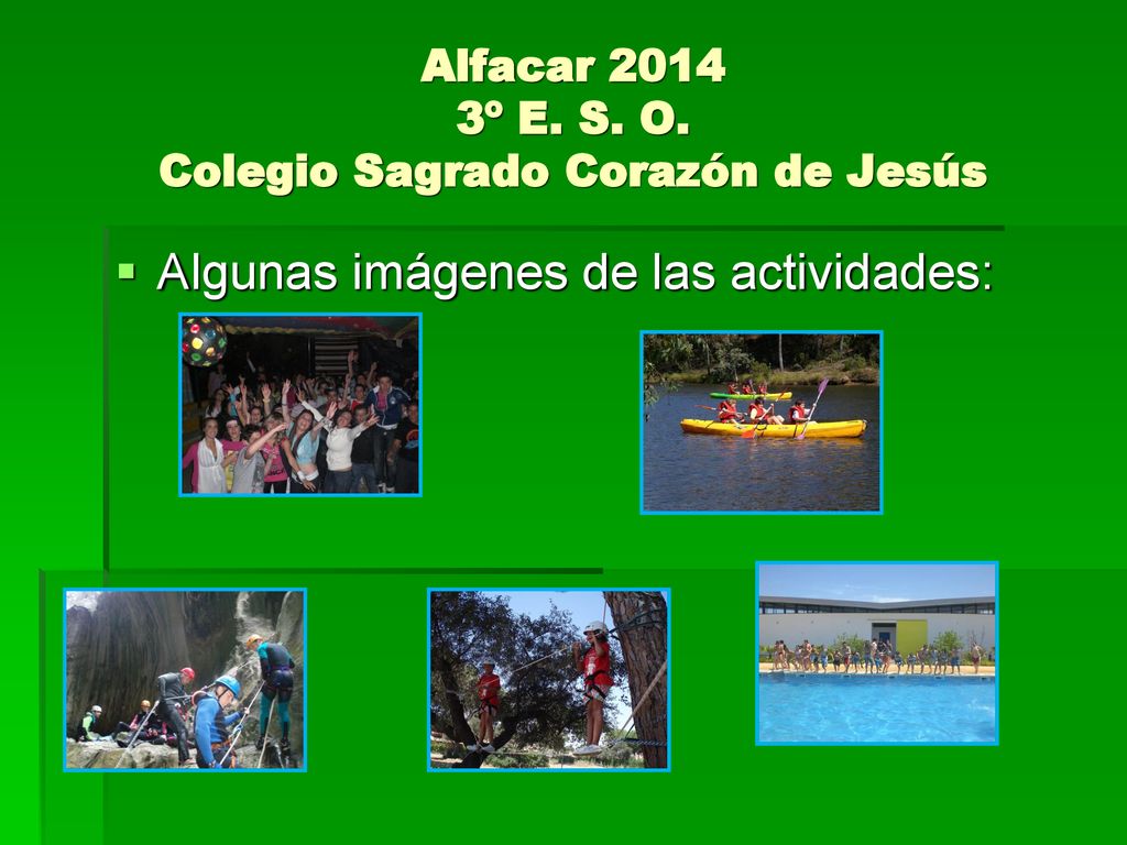 Alfacar º E. S. O. Colegio Sagrado Corazón de Jesús