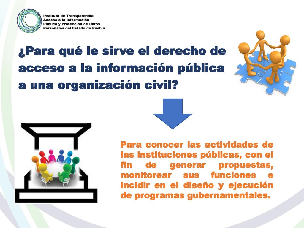 ¿Para qué le sirve el derecho de acceso a la información pública a una organización civil