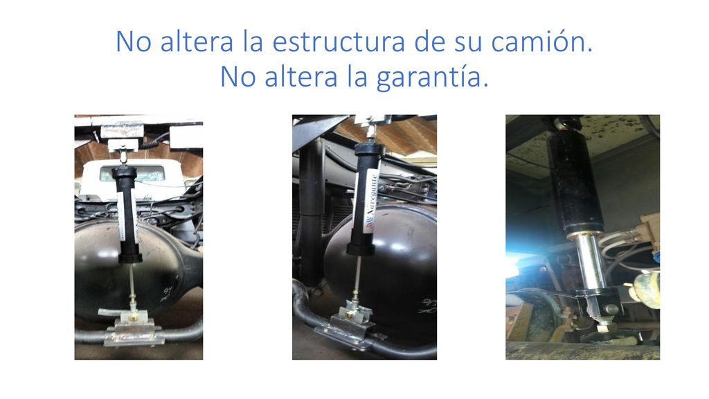 No altera la estructura de su camión. No altera la garantía.