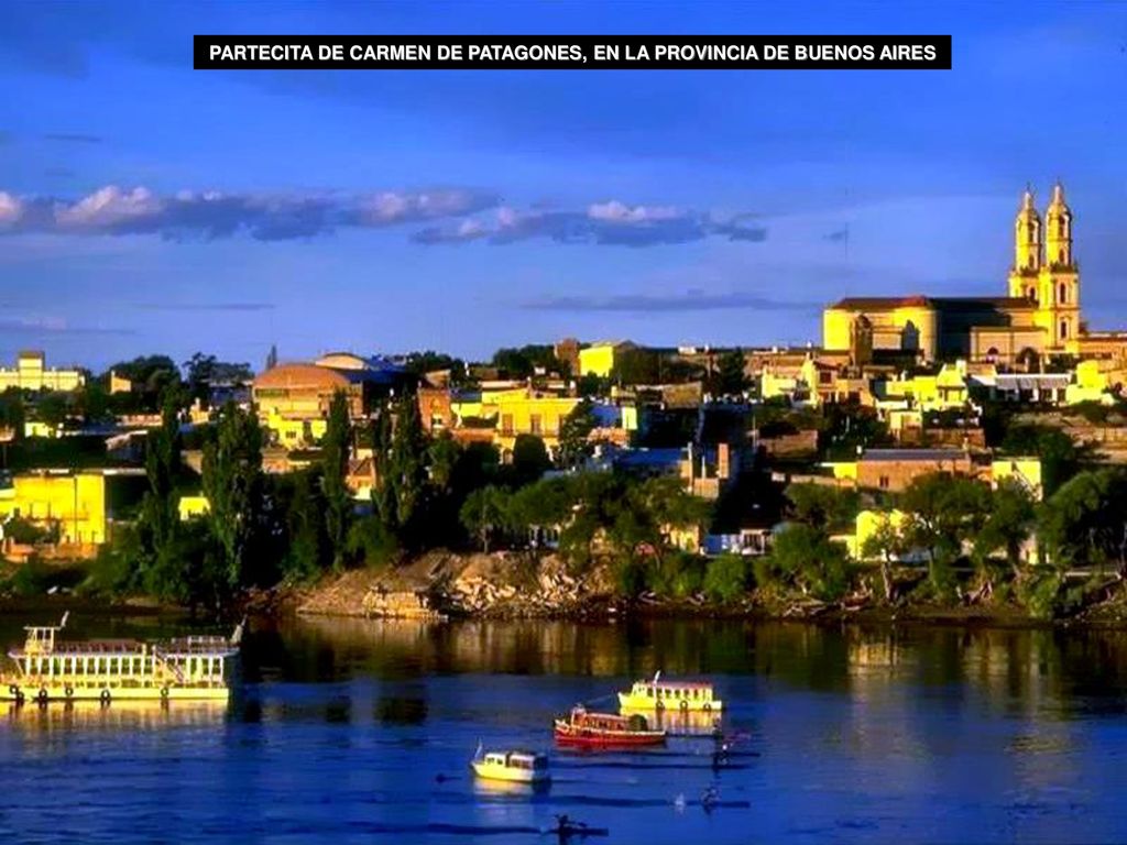 PARTECITA DE CARMEN DE PATAGONES, EN LA PROVINCIA DE BUENOS AIRES