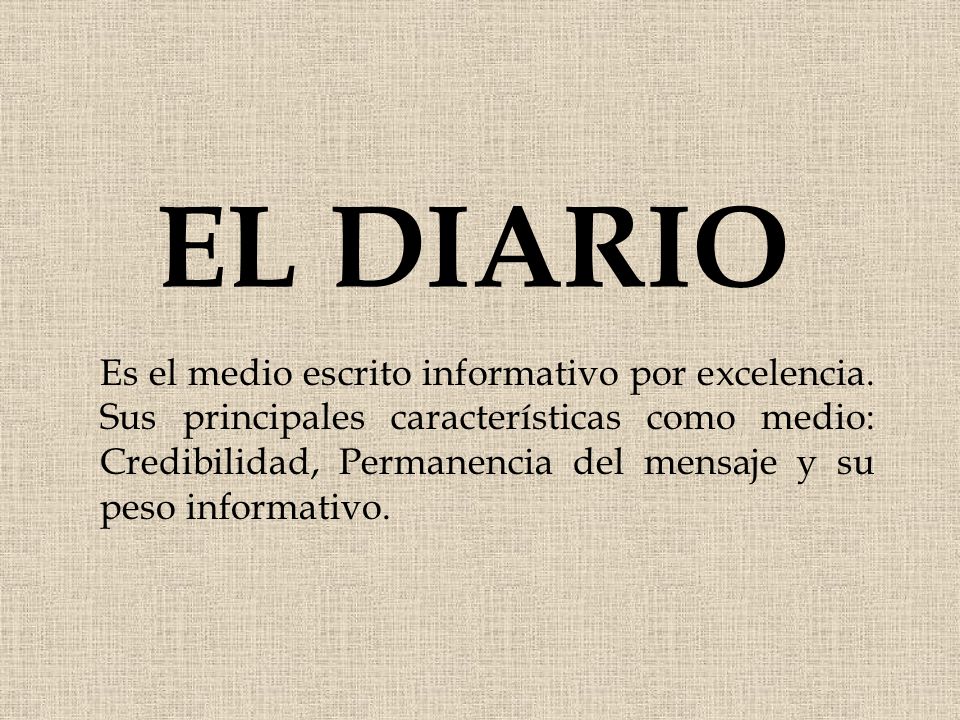 EL DIARIO