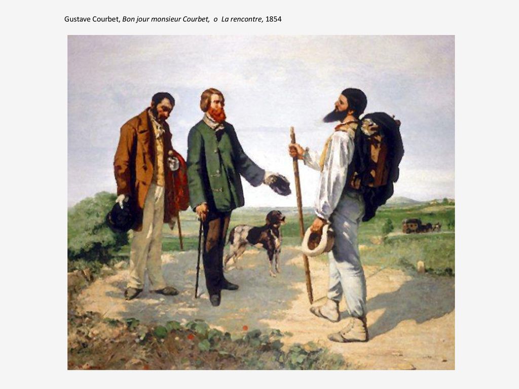Gustave Courbet, Bon jour monsieur Courbet, o La rencontre, 1854