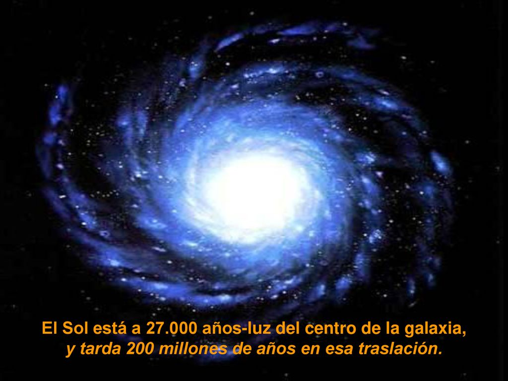 El Sol está a años-luz del centro de la galaxia,