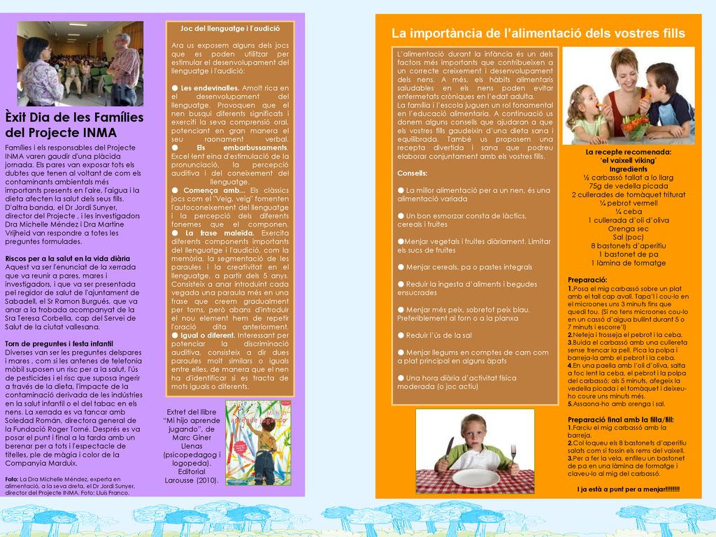 Joc del llenguatge i l’audició I ja està a punt per a menjar!!!!!!!!