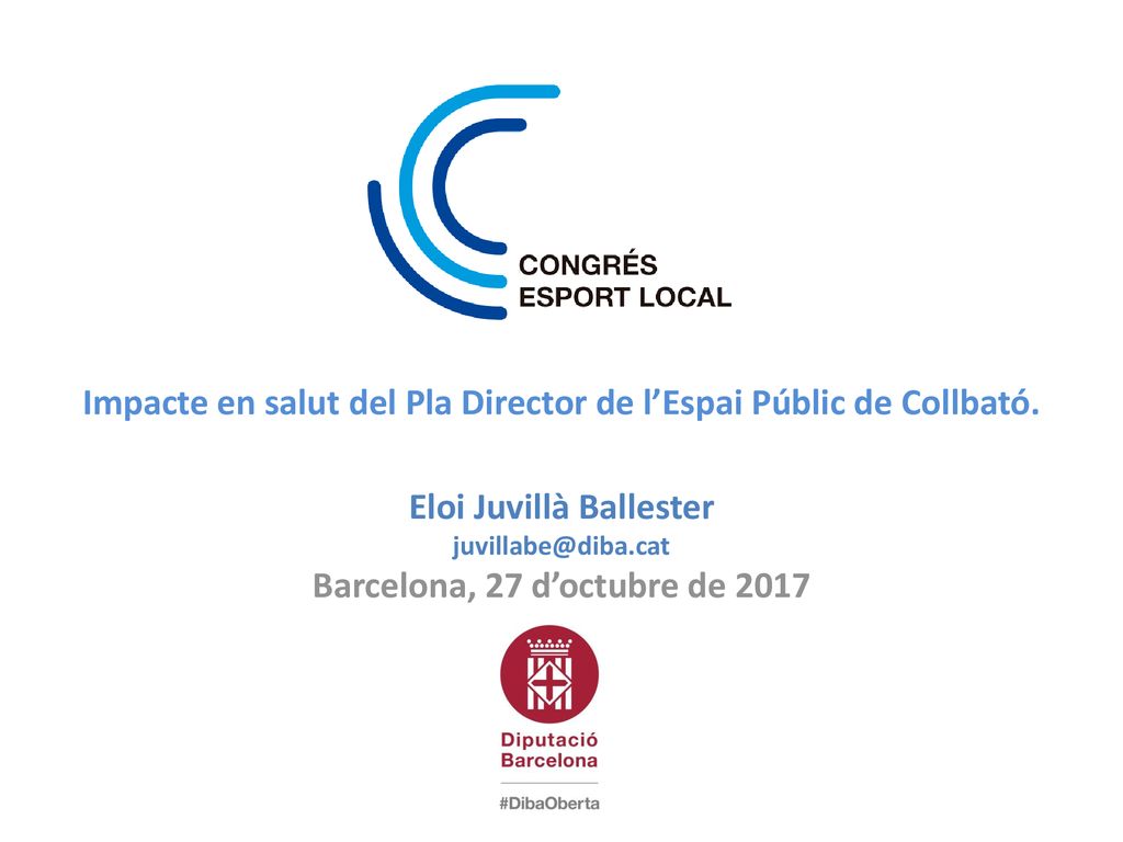 Impacte en salut del Pla Director de l’Espai Públic de Collbató