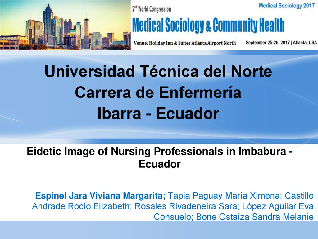 Universidad Técnica del Norte Carrera de Enfermería Ibarra - Ecuador