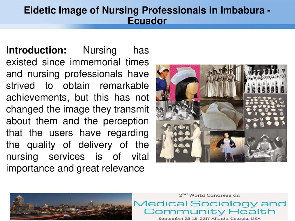 Eidetic Image of Nursing Professionals in Imbabura - Ecuador
