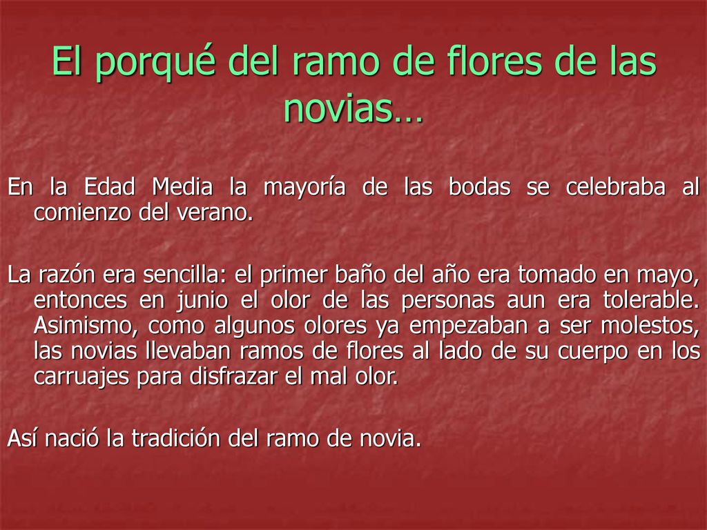 El porqué del ramo de flores de las novias…