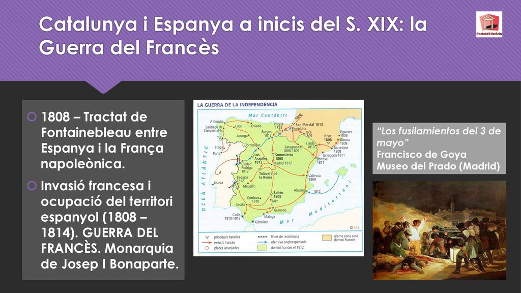 Catalunya i Espanya a inicis del S. XIX: la Guerra del Francès