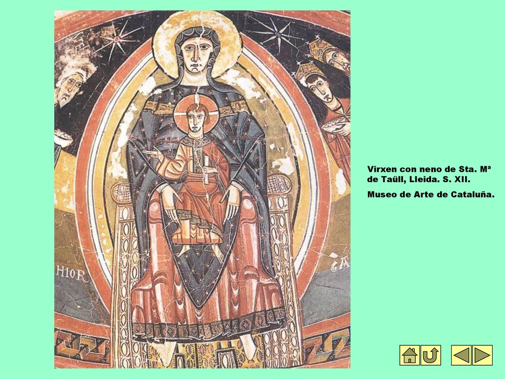 Virxen con neno de Sta. Mª de Taüll, Lleida. S. XII.