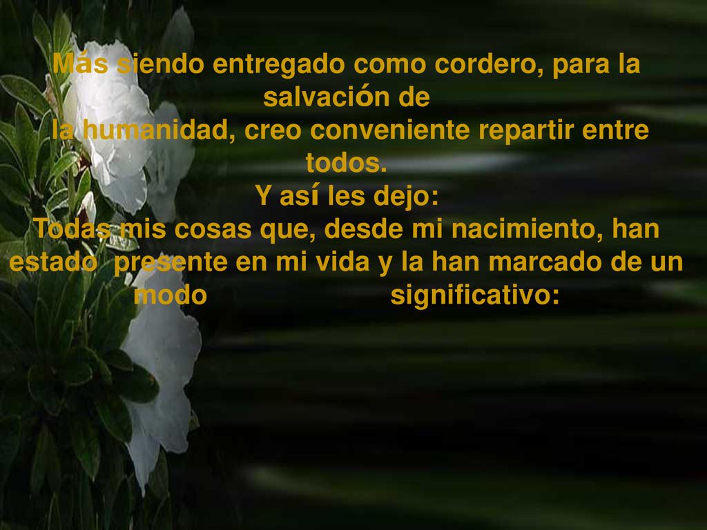 Más siendo entregado como cordero, para la salvación de
