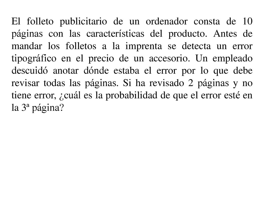 El folleto publicitario de un ordenador consta de 10 páginas con las características del producto.