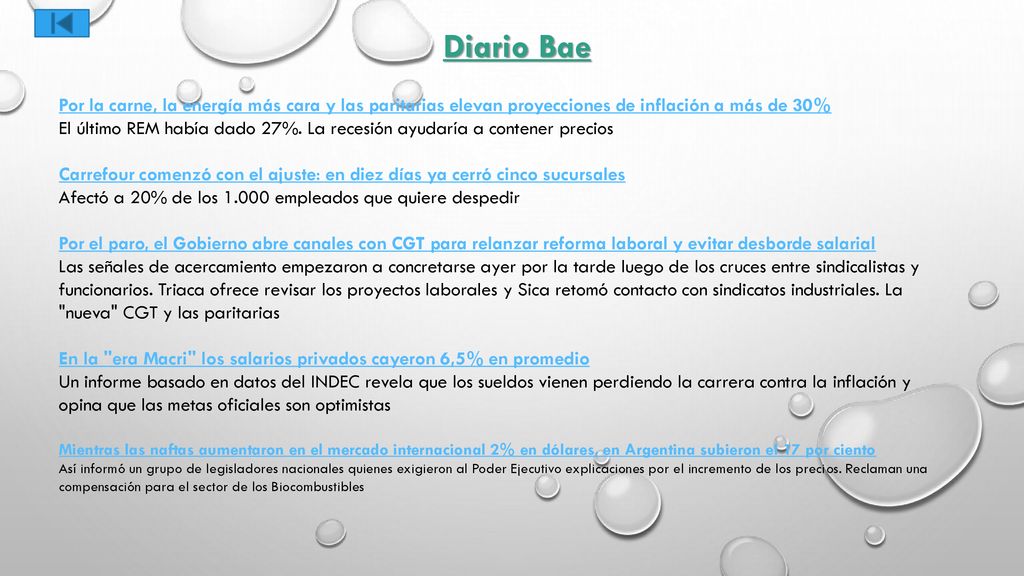 Diario Bae Por la carne, la energía más cara y las paritarias elevan proyecciones de inflación a más de 30%