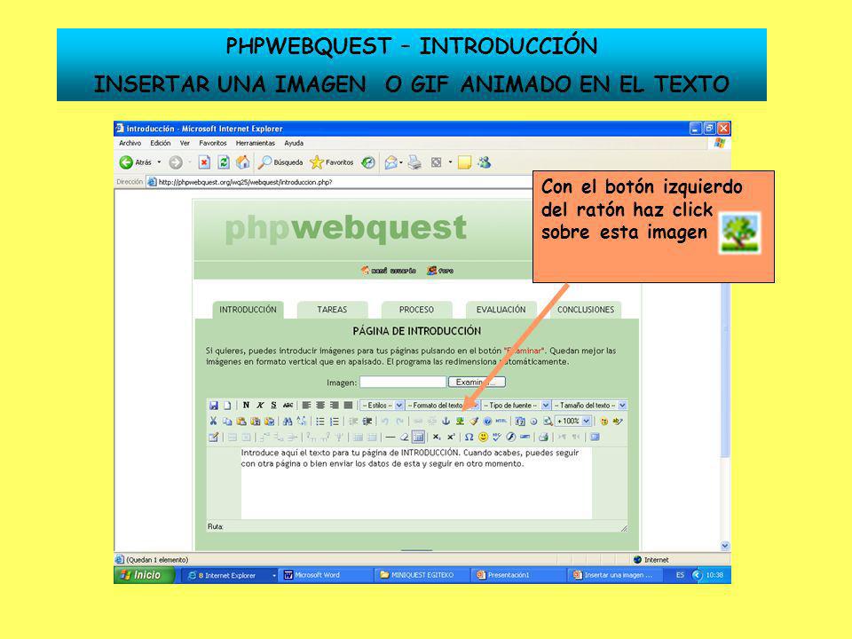 PHPWEBQUEST – INTRODUCCIÓN