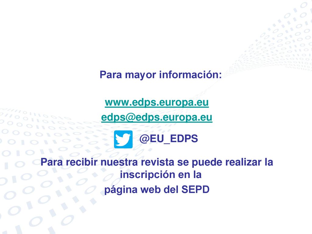 Para recibir nuestra revista se puede realizar la inscripción en la