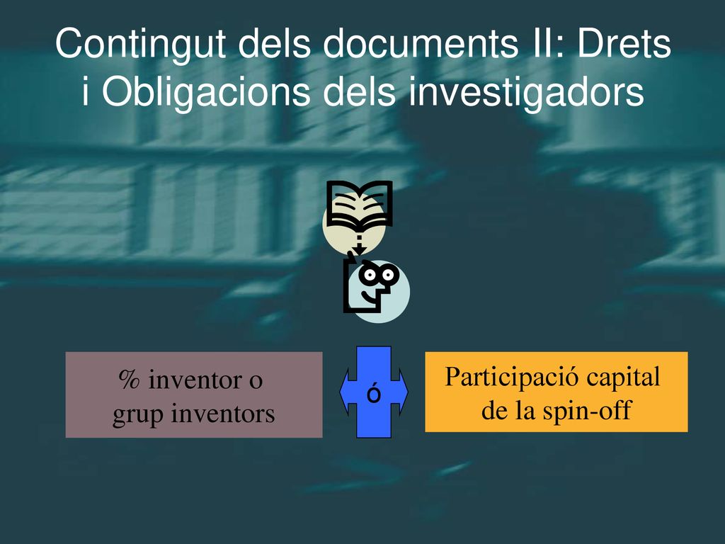 Contingut dels documents II: Drets i Obligacions dels investigadors