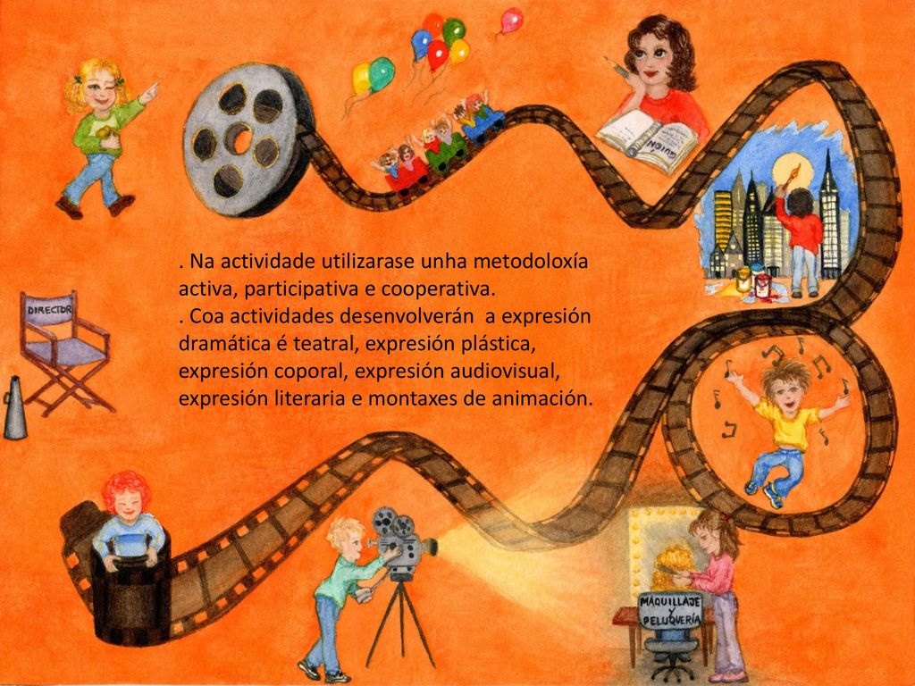 . Na actividade utilizarase unha metodoloxía activa, participativa e cooperativa.
