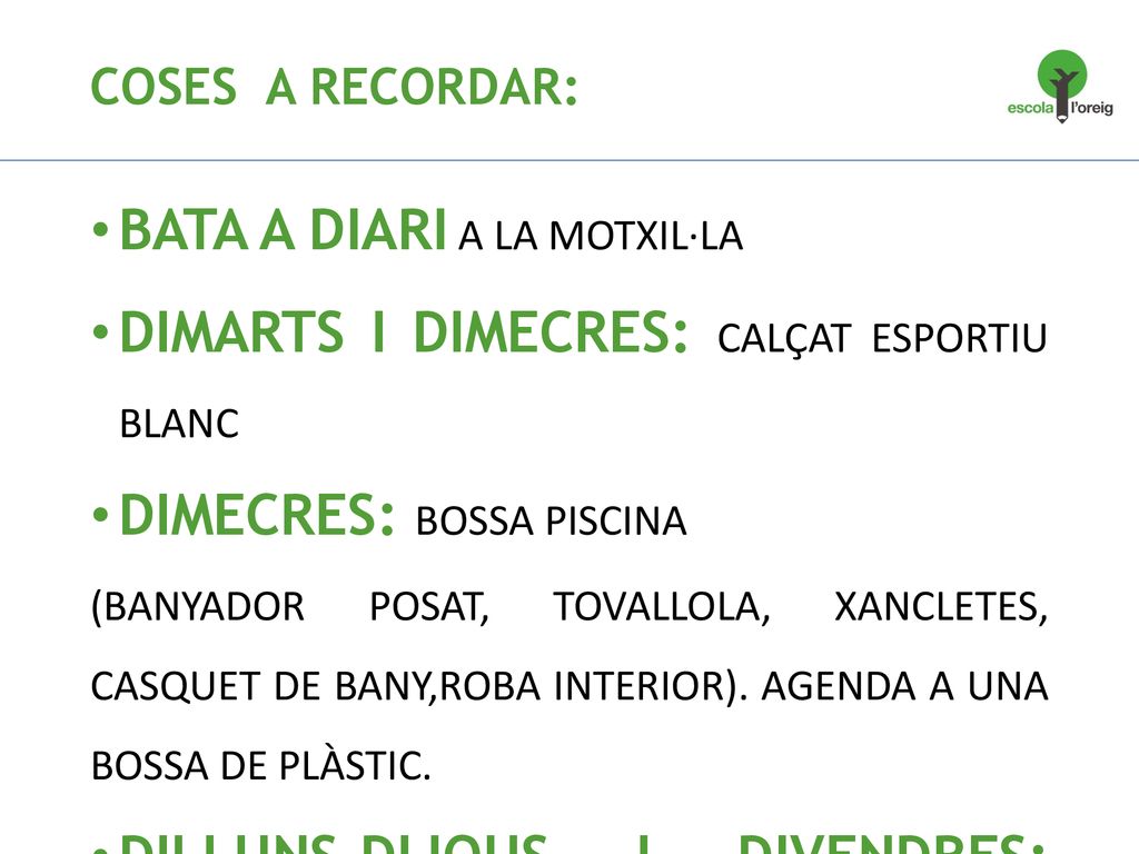 BATA A DIARI A LA MOTXIL·LA DIMARTS I DIMECRES: CALÇAT ESPORTIU BLANC