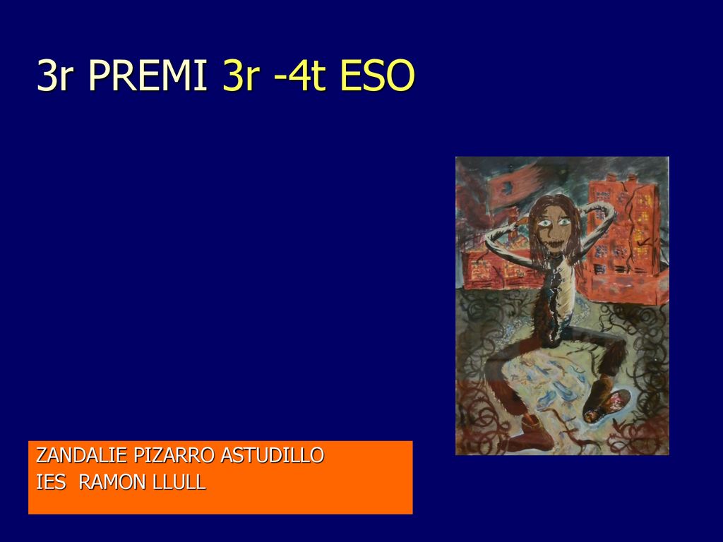 3r PREMI 3r -4t ESO ZANDALIE PIZARRO ASTUDILLO IES RAMON LLULL 5