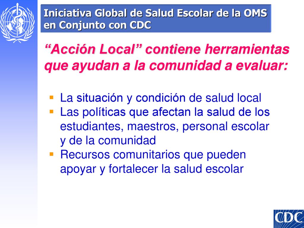 Acción Local contiene herramientas que ayudan a la comunidad a evaluar: