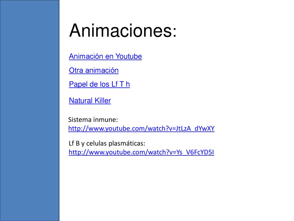 Animaciones: Animación en Youtube Otra animación Papel de los Lf T h