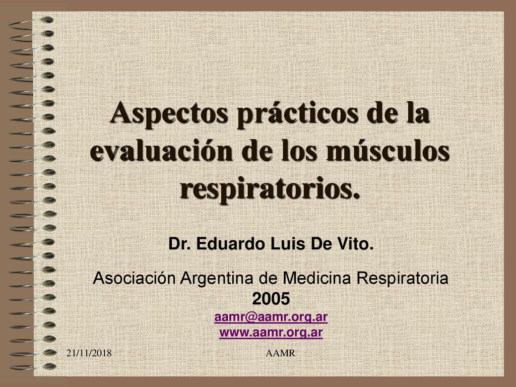 Aspectos prácticos de la evaluación de los músculos respiratorios.