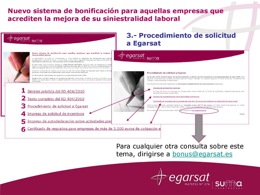 Nuevo sistema de bonificación para aquellas empresas que acrediten la mejora de su siniestralidad laboral