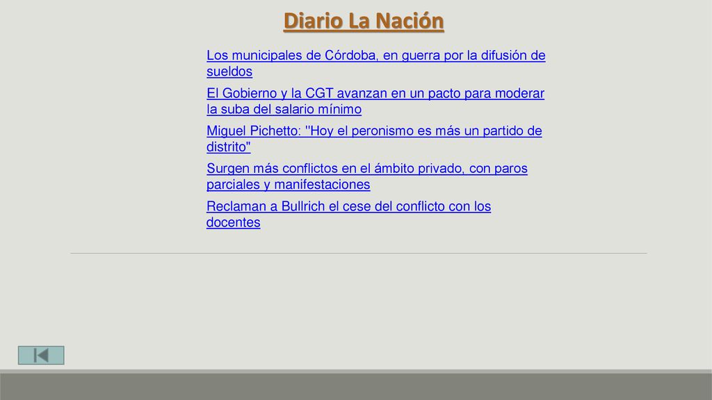 Diario La Nación Los municipales de Córdoba, en guerra por la difusión de sueldos.