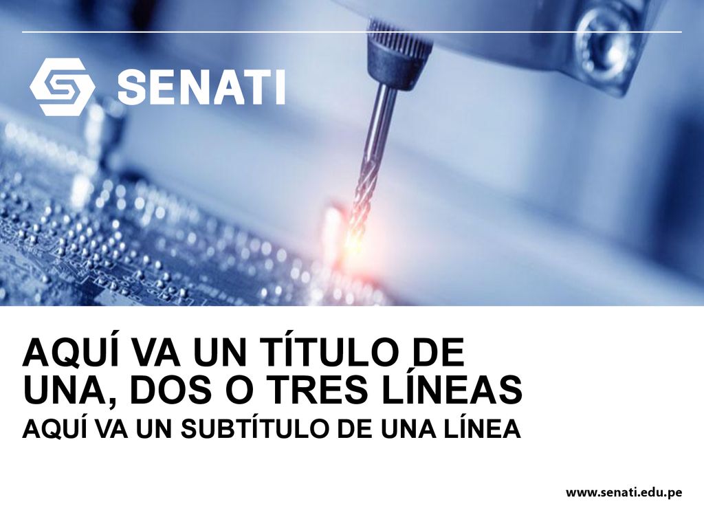 AQUÍ VA UN TÍTULO DE UNA, DOS O TRES LÍNEAS