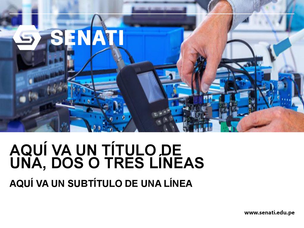 AQUÍ VA UN TÍTULO DE UNA, DOS O TRES LÍNEAS