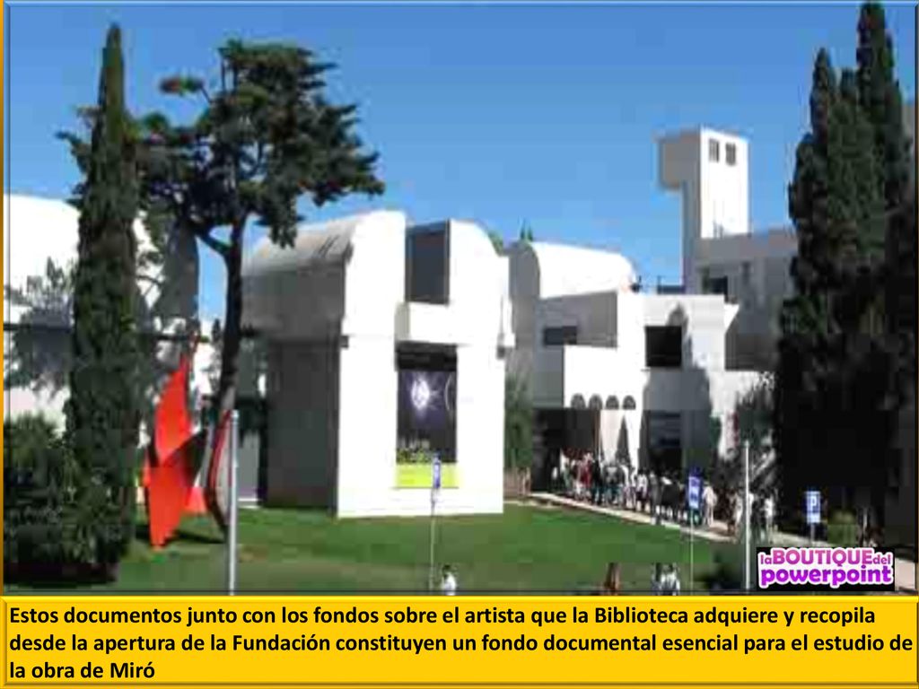 Estos documentos junto con los fondos sobre el artista que la Biblioteca adquiere y recopila desde la apertura de la Fundación constituyen un fondo documental esencial para el estudio de la obra de Miró