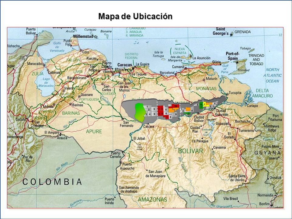 Mapa de Ubicación Área Tradicional San Tomé - Norte