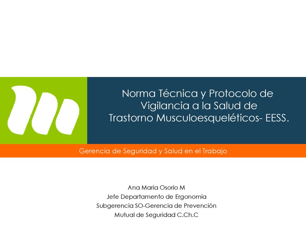 Norma Técnica y Protocolo de Vigilancia a la Salud de Trastorno Musculoesqueléticos- EESS.