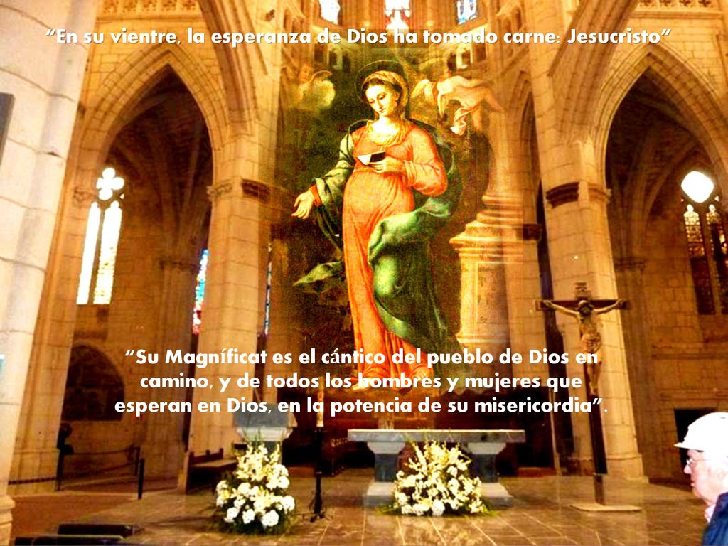 En su vientre, la esperanza de Dios ha tomado carne: Jesucristo