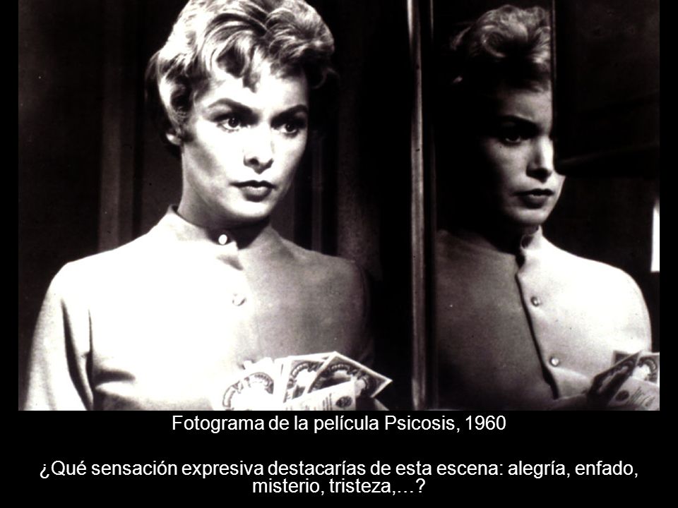 Fotograma de la película Psicosis, 1960