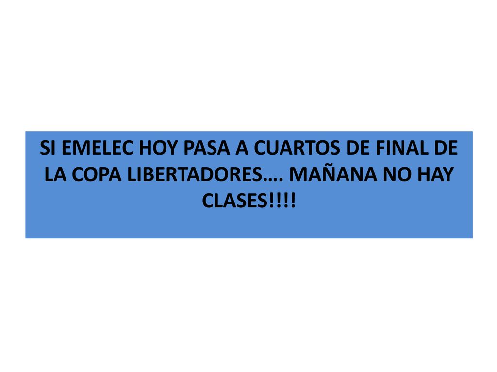 SI EMELEC HOY PASA A CUARTOS DE FINAL DE LA COPA LIBERTADORES…