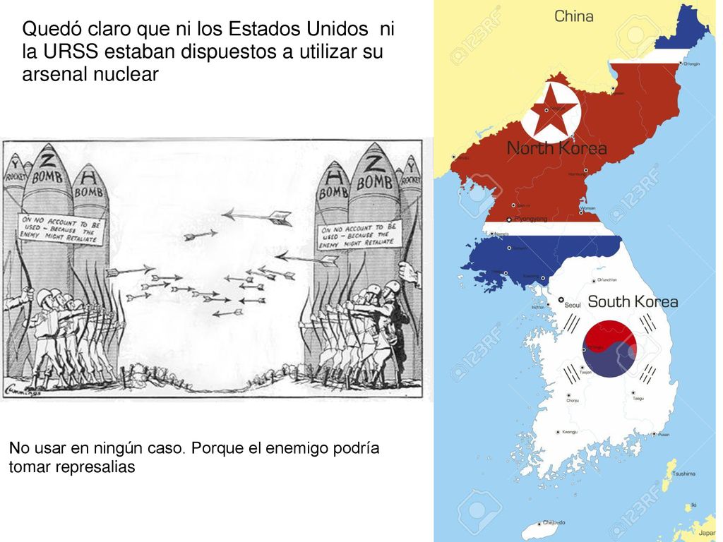 Quedó claro que ni los Estados Unidos ni la URSS estaban dispuestos a utilizar su arsenal nuclear