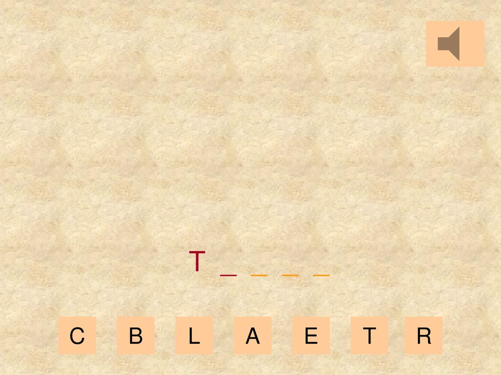 T _ _ _ _ C B L A E T R