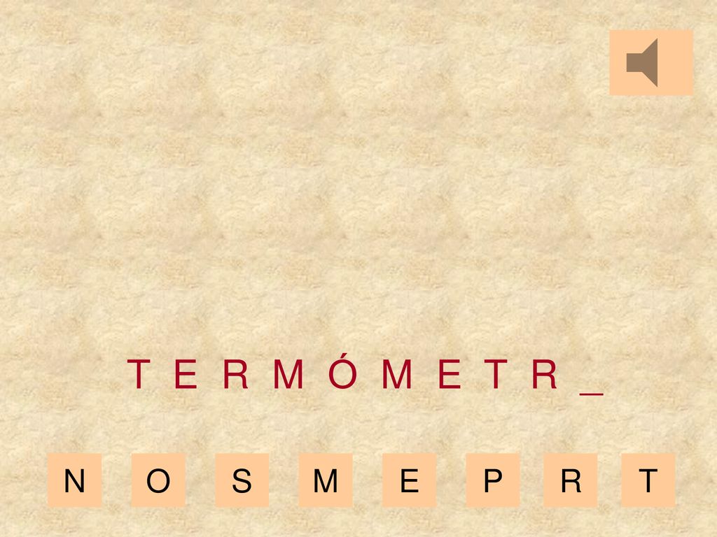 T E R M Ó M E T R _ N O S M E P R T