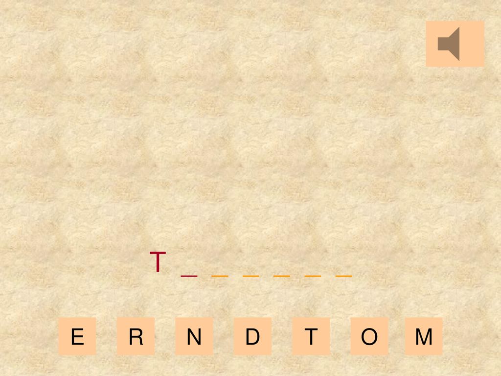T _ _ _ _ _ _ E R N D T O M