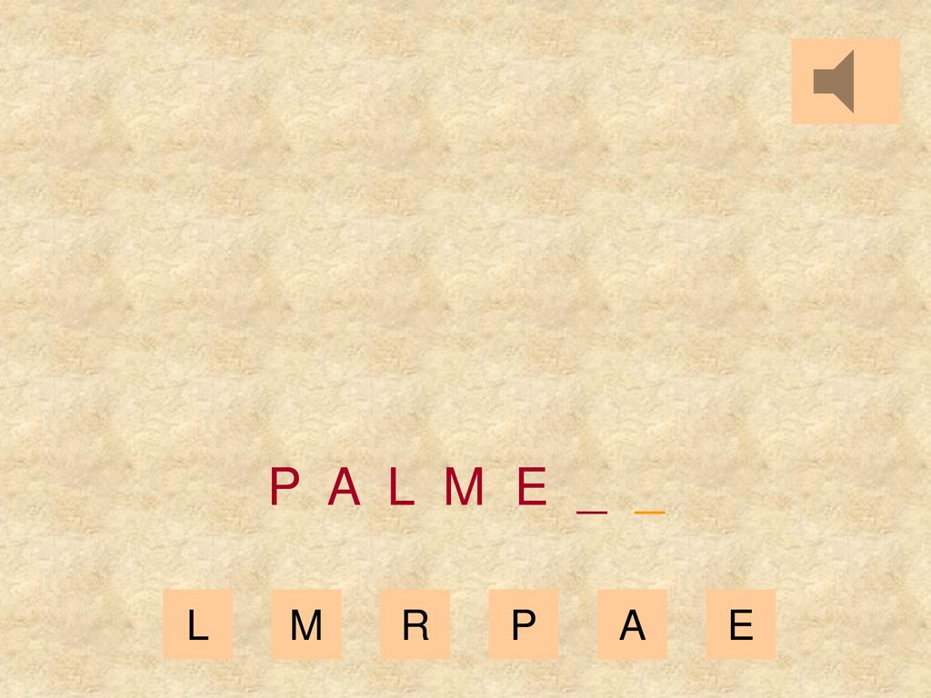P A L M E _ _ L M R P A E